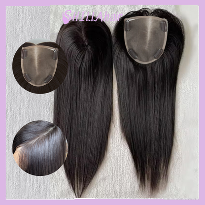 Natural Hair Mono Base Real Human Hair Toppers