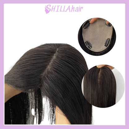 Topper Silk Base For Women, 100% Virgin Human Hair