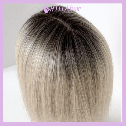 Luxury Hair Mono Base Real Human Hair Toppers