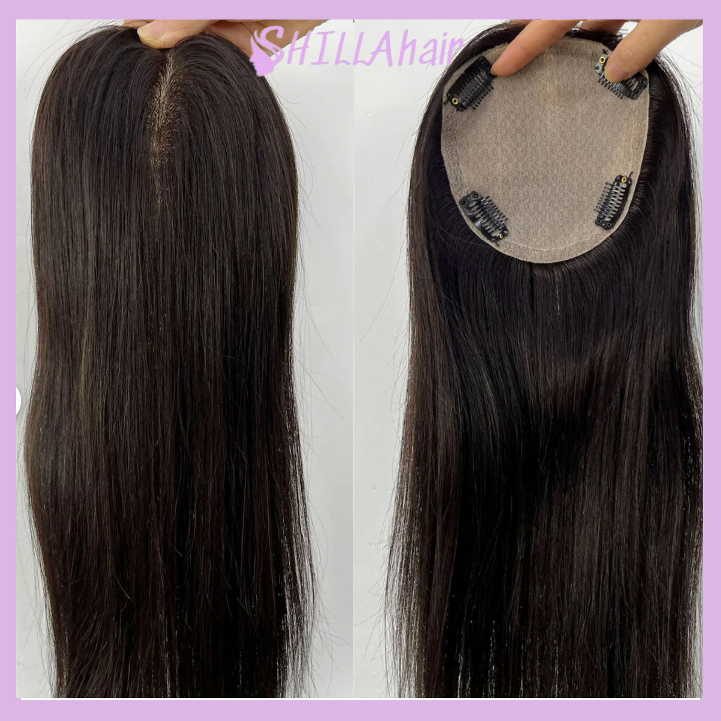 Topper Silk Base For Women, 100% Virgin Human Hair