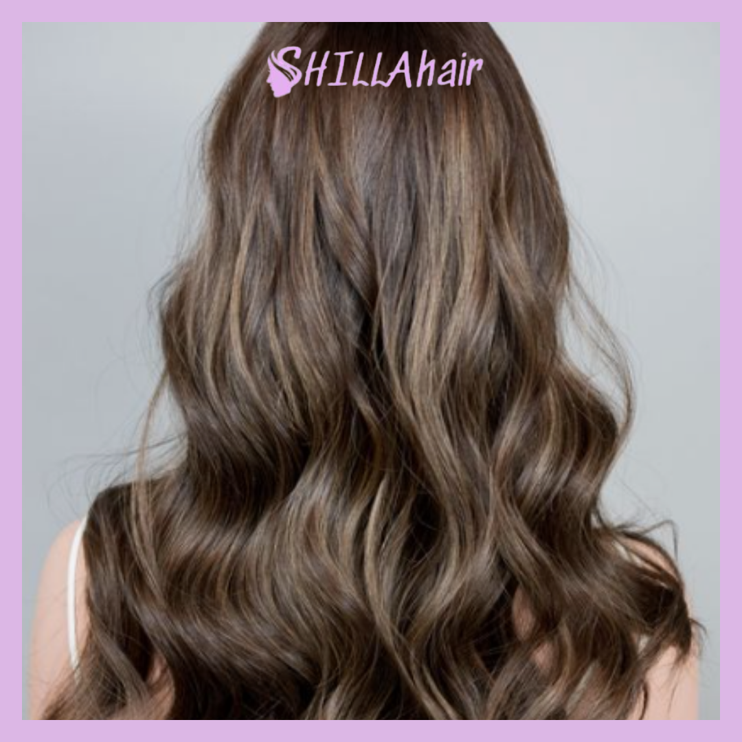 Silk Base Balayage Chocolate Colors Luxury Human Hair Toppers